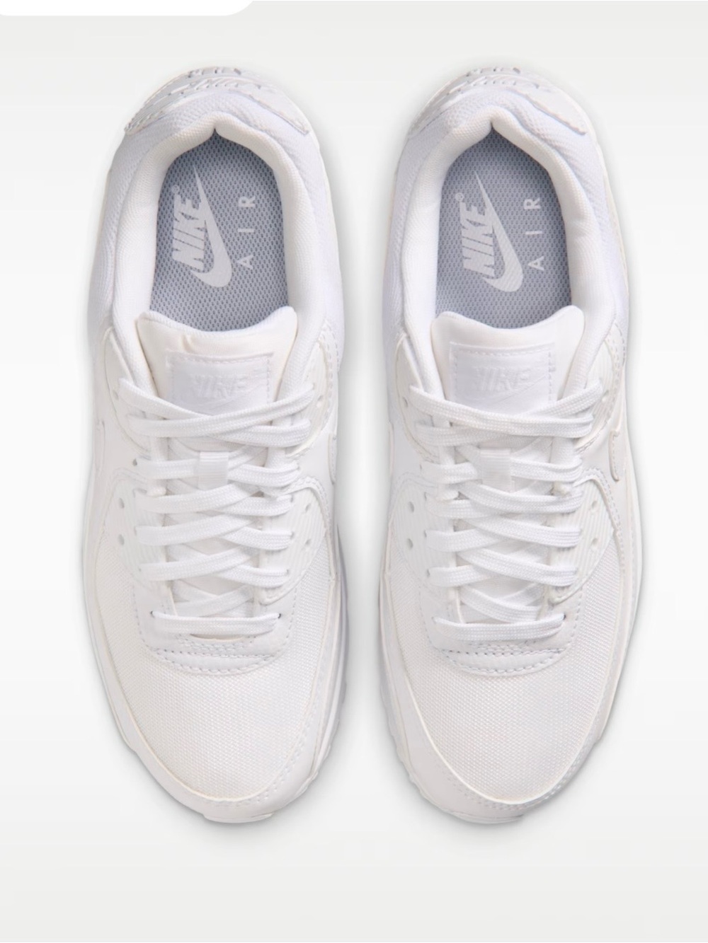 Nike Air Max 90 White Low-Top Air Sneakers